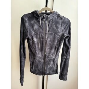 Lululemon Hooded Define Jacket *Nulu‎ / Size 6 / Diamond Dye Pitch Grey Graphite